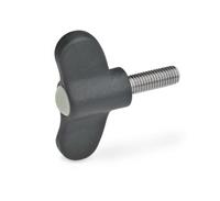 GN 633.1 Wing Screw Threaded Bolt Stainless Steel